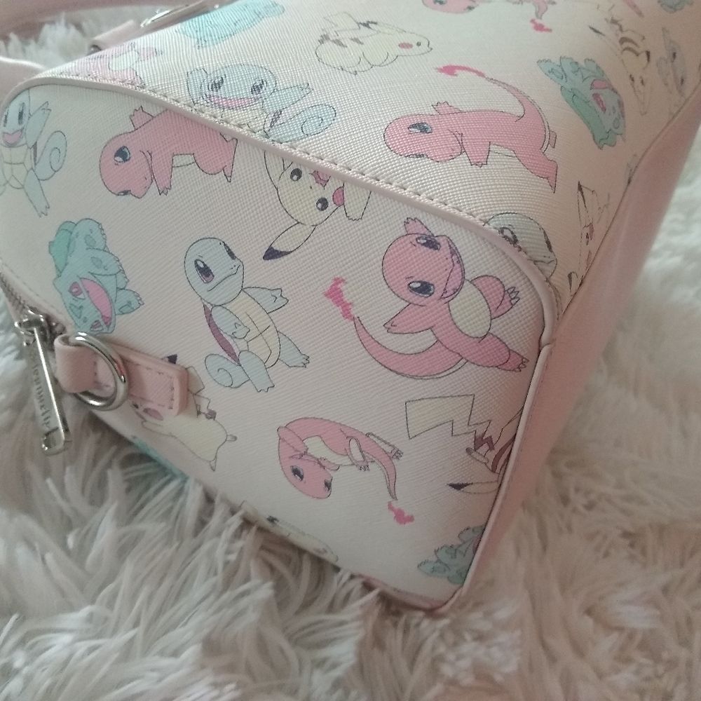 Loungefly Pokémon Starters Pastel Print Purse - Picture 5 of 17